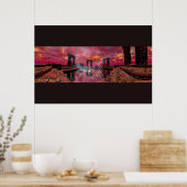 Poster TEMPLE DE L'EAU / MONDE D'HYPERION ,Science-fictio (Cuisine)