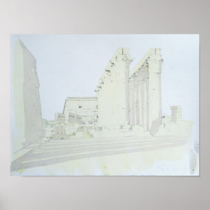 Poster Temple de Louxor