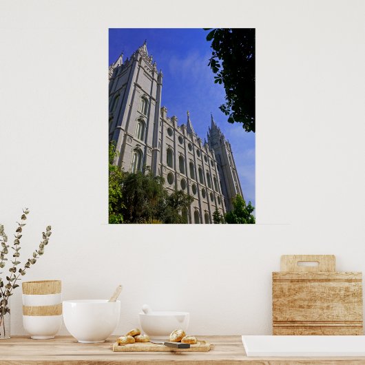 Poster Temple de Mormon (Cuisine)