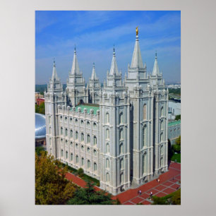 Poster Temple de Mormon
