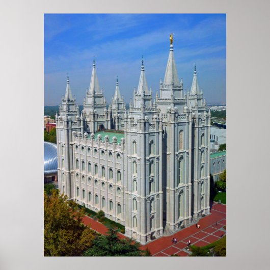Poster Temple de Mormon (Devant)