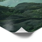 Poster Temple de mousse et de brume (Coin)