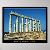 POSTER TEMPLE DE POSIEDON (Devant)