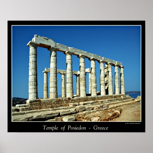 POSTER TEMPLE DE POSIEDON (Devant)
