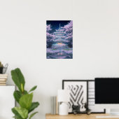 Poster Temple de Serene Sakura (Bureau à domicile)