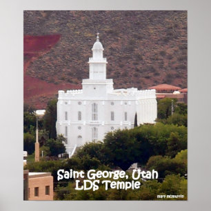Poster Temple de St George LDS