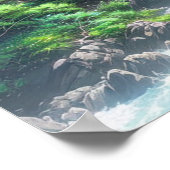 Poster Temple du ruisseau de montagne (Coin)