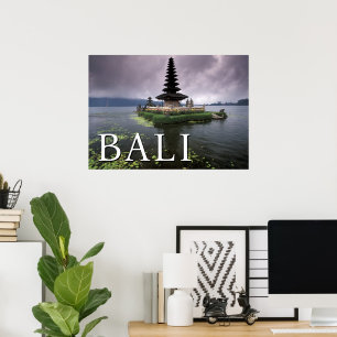 Poster Temple d'Ulun Danu   Bali, Indonésie