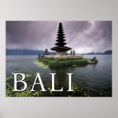 Poster Temple d'Ulun Danu | Bali, Indonésie (Devant)