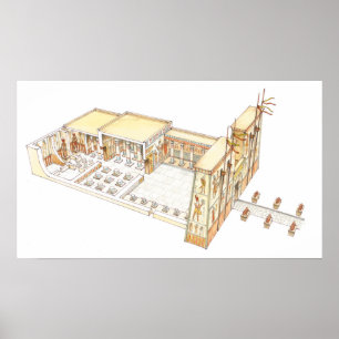 Poster Temple égyptien 2