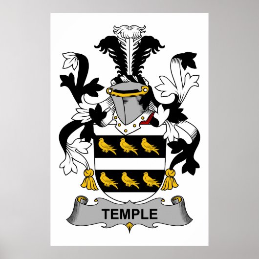 Poster Temple Famille Crest (Devant)