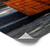 Poster Temple Gate Bouddhisme Indonésie Destination Voyag (Coin)