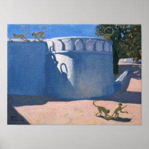 Poster Temple Inde 2000 de singe