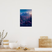 Poster Temple japonais au bord du lac (Cuisine)