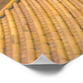 Poster Temple Jing'an, Shanghai, Chine (Coin)