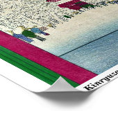 Poster Temple Kinryuzan, Asakusa par Ando, Hiroshige Ukiy (Coin)