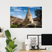 Poster Temple kurde de Lalish (Bureau à domicile)