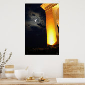 Poster Temple la nuit (Cuisine)