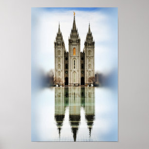 Poster Temple LDS de Salt Lake