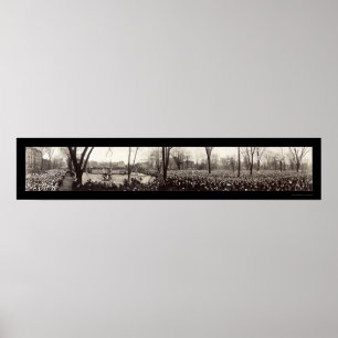 Poster Temple maçonnique Detroit Photo 1920