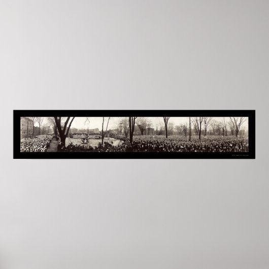 Poster Temple maçonnique Detroit Photo 1920 (Devant)