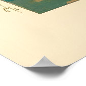 Poster Temple Meguro Fudo par Kawase Hasui (Coin)