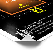 Poster Temple Mont Arche de l'Alliance Motif (Coin)