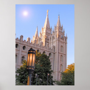Poster Temple mormon de Salt Lake