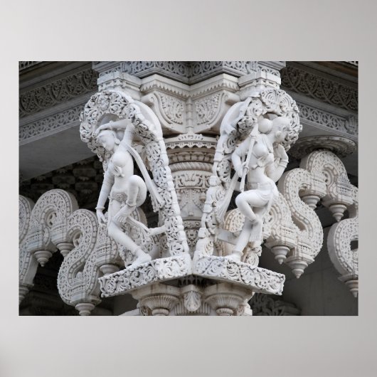 Poster Temple Neasden - Baps Shri Swaminarayan Mandir (Devant)