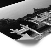 Poster Temple Pekin vintage du parc du Ciel (Coin)