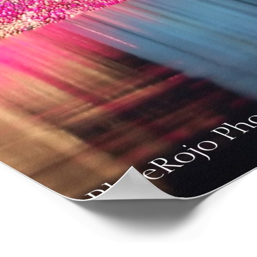 Poster Temple reflété (Coin)