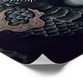 Poster Temple Twin Dragons Japonais Est (Coin)