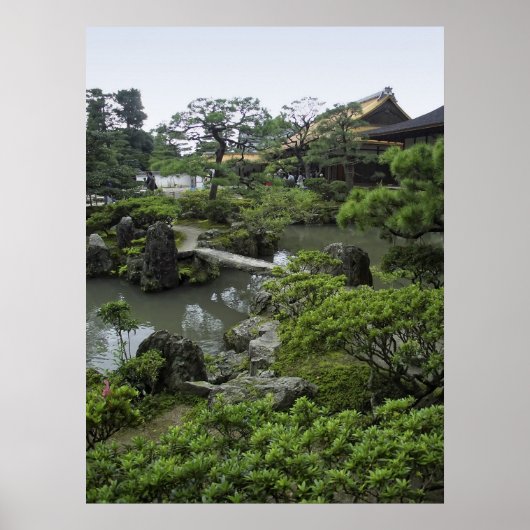 POSTER TEMPLE ZEN GINKAKU-JI (Devant)