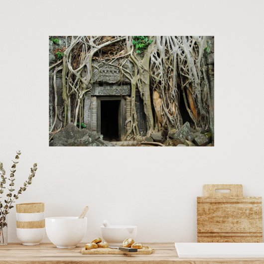 Poster temples angkor (Cuisine)