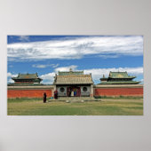 Poster Temples bouddhistes à Erdene Zuu, Monglia (Devant)