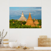 Poster Temples et pagodes antiques | Bagan (Cuisine)