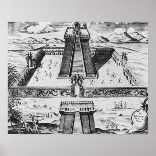 Poster Templo Mayor at Tenochtitlan (Devant)