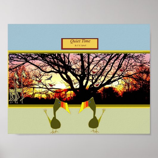 Poster Temps calme (Devant)