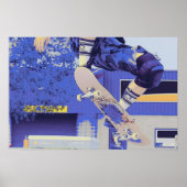 Poster Temps d'antenne - Skateboarder (Devant)