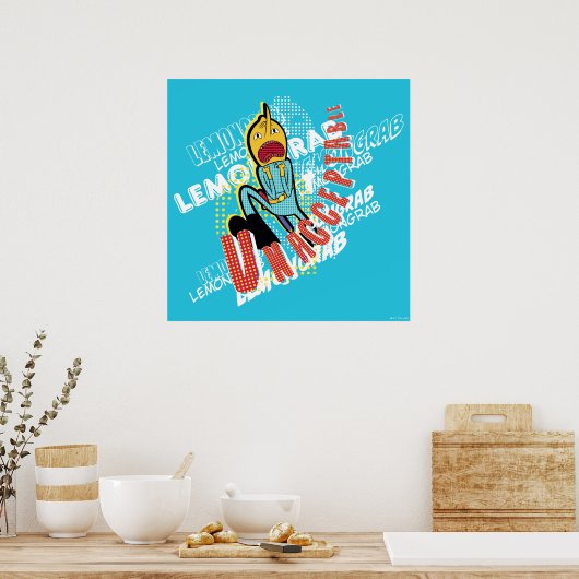 Poster Temps d'aventure | Attaque au citron "INACCEPTABLE (Cuisine)