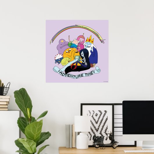 Poster Temps d'aventure | Graphique de groupe BMO (Bureau à domicile)