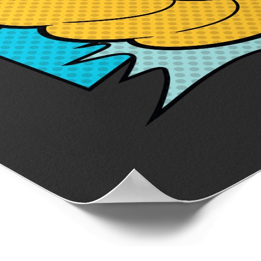 Poster Temps d'aventure | Graphique du panneau d'action (Coin)