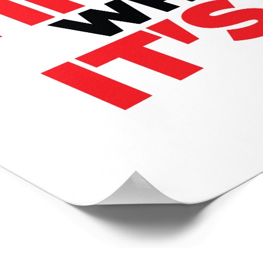 Poster Temps de déplacement (Coin)