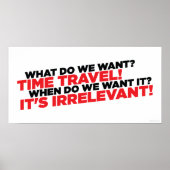 Poster Temps de déplacement (Devant)