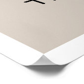 Poster Temps de déplacement (Coin)