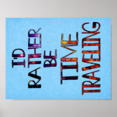 Poster Temps de déplacement petit (Devant)