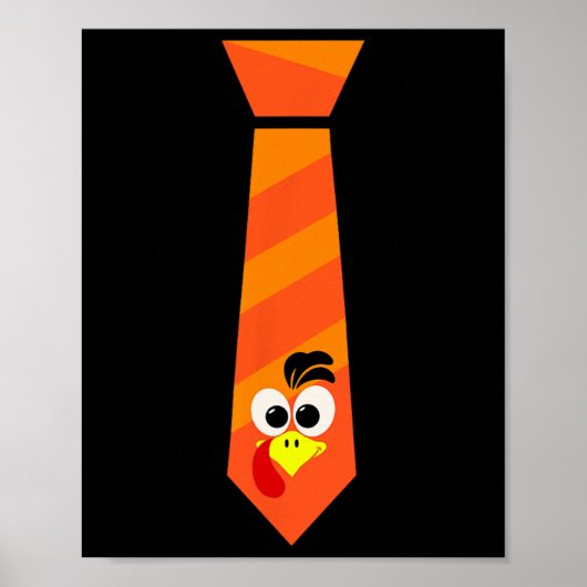 Poster Temps de dinde Société de Thanksgiving Visage de d (Devant)