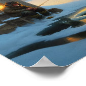 Poster Temps de pêche à la glace (Coin)