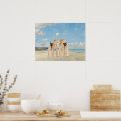Poster Temps de plage (Cuisine)