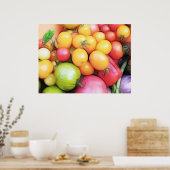 Poster Temps de récolte - Tomates ! (Cuisine)